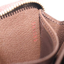 LOUIS VUITTON Damier Ebene Zippy Coin Purse N63070 LV Auth 188104M-11
