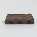 LOUIS VUITTON Damier Ebene Zippy Coin Purse N63070 LV Auth 188104M-6