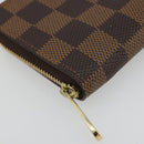 LOUIS VUITTON Damier Ebene Zippy Coin Purse N63070 LV Auth 188104M-14