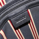 BALLY Shoulder Bag Leather Black Silver Auth 188106-19