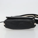 BALLY Shoulder Bag Leather Black Silver Auth 188106-5