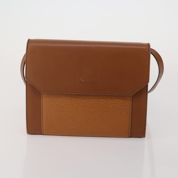 Burberrys Hand Bag Leather Canvas 4 Set Brown Beige Auth 188107
