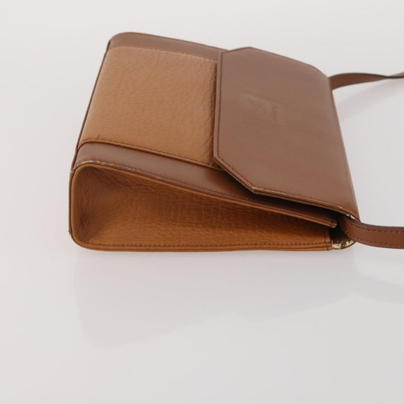 Burberrys Hand Bag Leather Canvas 4 Set Brown Beige Auth 188107