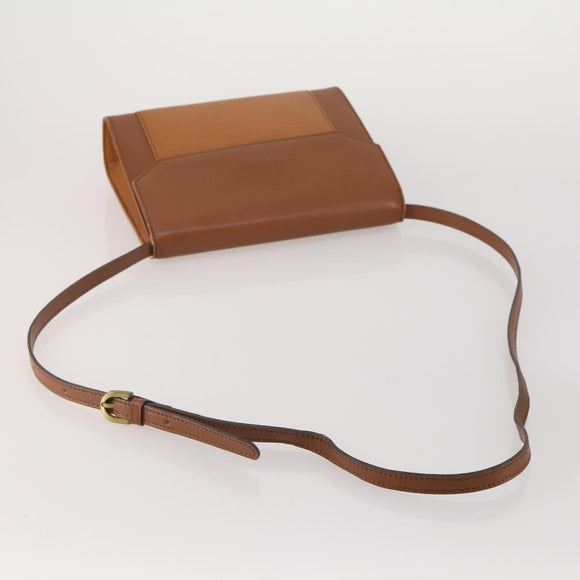 Burberrys Hand Bag Leather Canvas 4 Set Brown Beige Auth 188107