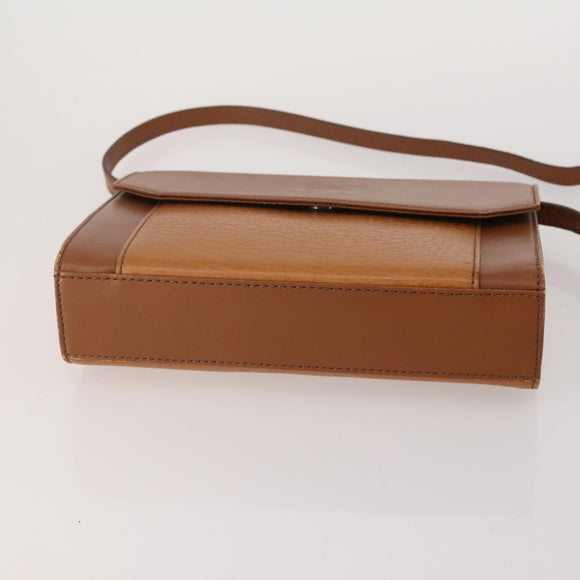 Burberrys Hand Bag Leather Canvas 4 Set Brown Beige Auth 188107