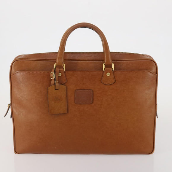 Burberrys Hand Bag Leather Canvas 4 Set Brown Beige Auth 188107