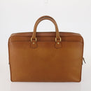 Burberrys Hand Bag Leather Canvas 4 Set Brown Beige Auth 188107-23