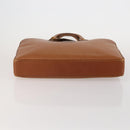 Burberrys Hand Bag Leather Canvas 4 Set Brown Beige Auth 188107-26