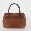 Burberrys Nova Check Hand Bag Leather Canvas 4 Set Brown Beige Auth 188108-22
