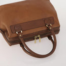 Burberrys Nova Check Hand Bag Leather Canvas 4 Set Brown Beige Auth 188108-24
