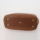 Burberrys Nova Check Hand Bag Leather Canvas 4 Set Brown Beige Auth 188108-25