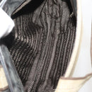PRADA PRADA Hand Bag Nylon Leather Canvas 5 Set Black Green beige Auth 188110-17