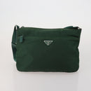 PRADA PRADA Hand Bag Nylon Leather Canvas 5 Set Black Green beige Auth 188110-18