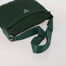 PRADA PRADA Hand Bag Nylon Leather Canvas 5 Set Black Green beige Auth 188110-20