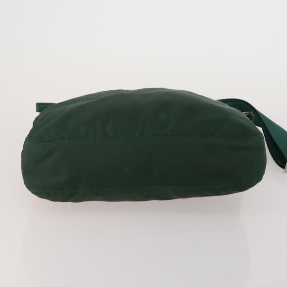 PRADA PRADA Hand Bag Nylon Leather Canvas 5 Set Black Green beige Auth 188110