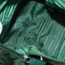PRADA PRADA Hand Bag Nylon Leather Canvas 5 Set Black Green beige Auth 188110-22