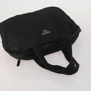 PRADA PRADA Hand Bag Nylon Leather Canvas 5 Set Black Green beige Auth 188110-25