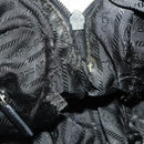 PRADA PRADA Hand Bag Nylon Leather Canvas 5 Set Black Green beige Auth 188110-28
