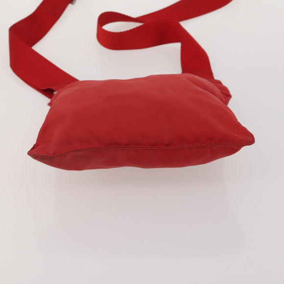 PRADA Hand Bag Nylon Leather 5 Set Black Brown Red Auth 188112