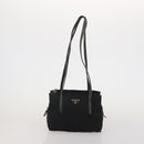 PRADA Hand Bag Nylon Leather 5 Set Black Brown Red Auth 188112-18