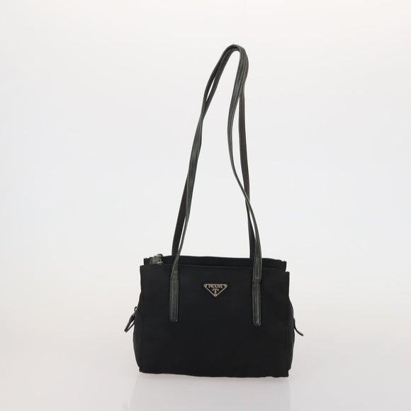 PRADA Hand Bag Nylon Leather 5 Set Black Brown Red Auth 188112