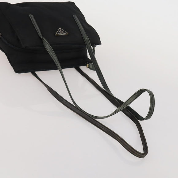 PRADA Hand Bag Nylon Leather 5 Set Black Brown Red Auth 188112