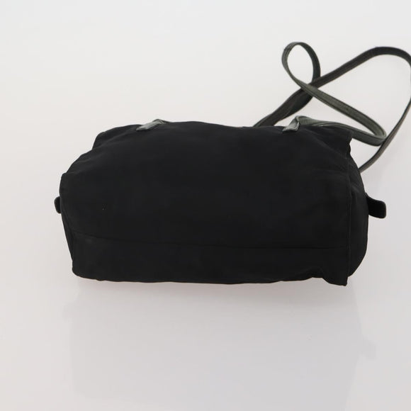 PRADA Hand Bag Nylon Leather 5 Set Black Brown Red Auth 188112