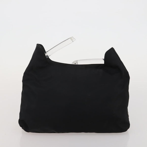 PRADA Hand Bag Nylon Leather 5 Set Black Brown Red Auth 188112