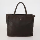 PRADA Hand Bag Nylon Leather 5 Set Black Brown Red Auth 188112-2