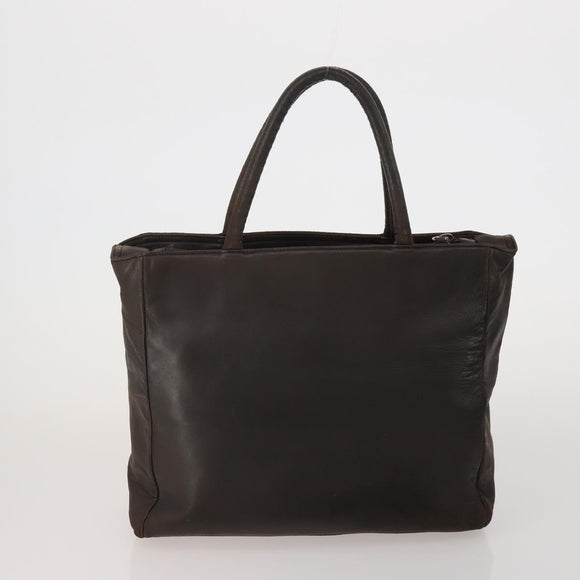 PRADA Hand Bag Nylon Leather 5 Set Black Brown Red Auth 188112