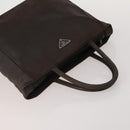 PRADA Hand Bag Nylon Leather 5 Set Black Brown Red Auth 188112-4