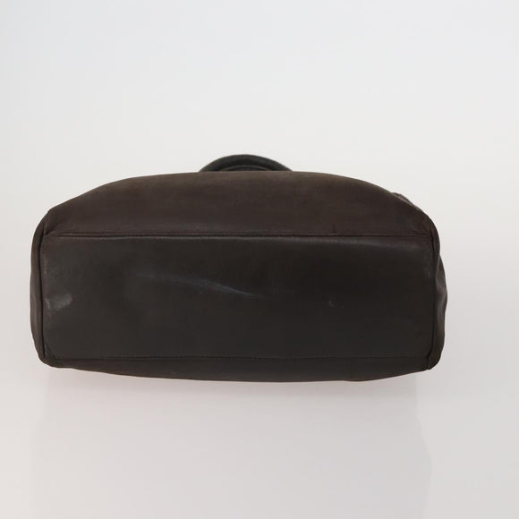 PRADA Hand Bag Nylon Leather 5 Set Black Brown Red Auth 188112