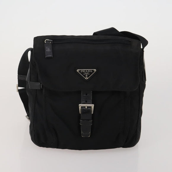 PRADA Hand Bag Nylon Leather 5 Set Black Brown Red Auth 188112