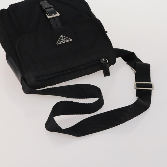 PRADA Hand Bag Nylon Leather 5 Set Black Brown Red Auth 188112