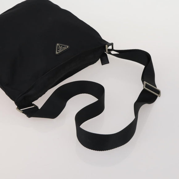 PRADA Shoulder Bag Nylon 5 Set Black Khaki Auth 188113
