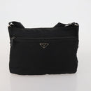 PRADA Shoulder Bag Nylon 5 Set Black Khaki Auth 188113-22