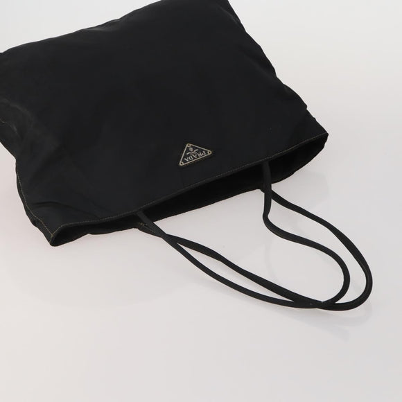 PRADA Shoulder Bag Nylon 5 Set Black Khaki Auth 188113