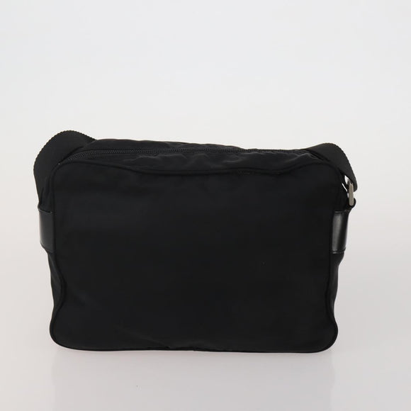 PRADA Shoulder Bag Nylon 5 Set Black Khaki Auth 188113