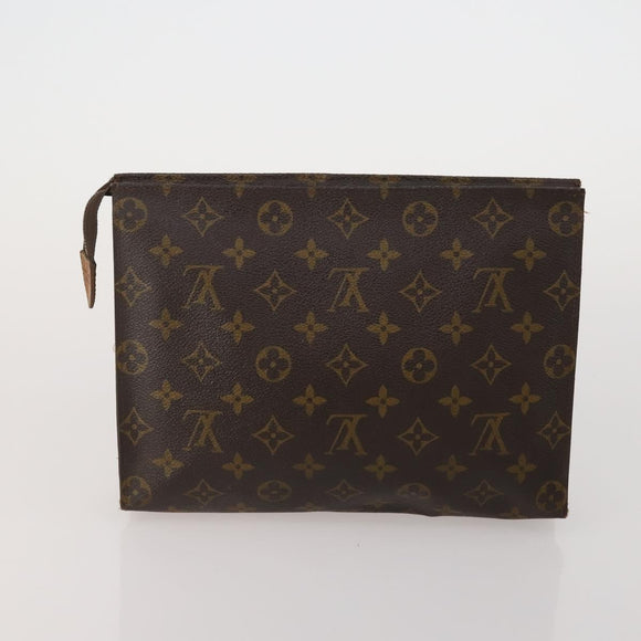 LOUIS VUITTON Monogram Epi Tie Clutch Bag 5 Set Green Black LV Auth 188114