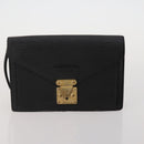 LOUIS VUITTON Monogram Epi Tie Clutch Bag 5 Set Green Black LV Auth 188114-14