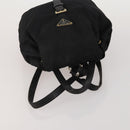 PRADA Shoulder Bag Nylon 4 Set Black Auth 188115-11