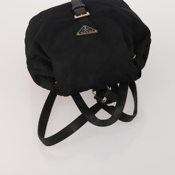 PRADA Shoulder Bag Nylon 4 Set Black Auth 188115