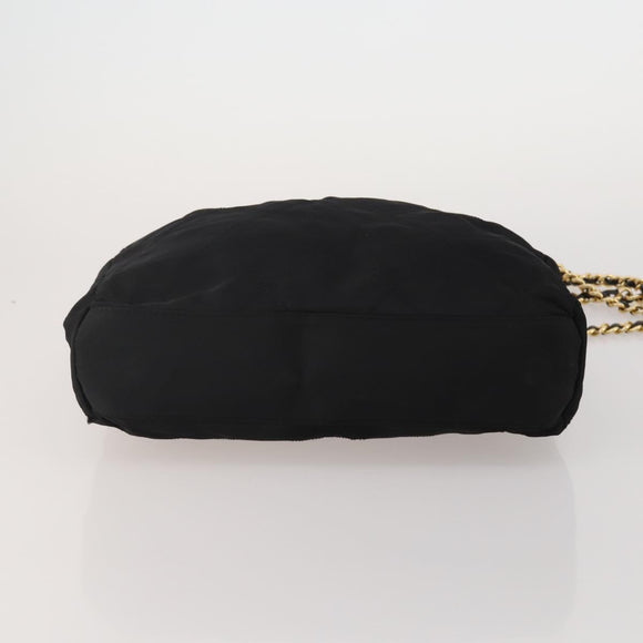 PRADA Shoulder Bag Nylon 4 Set Black Auth 188115