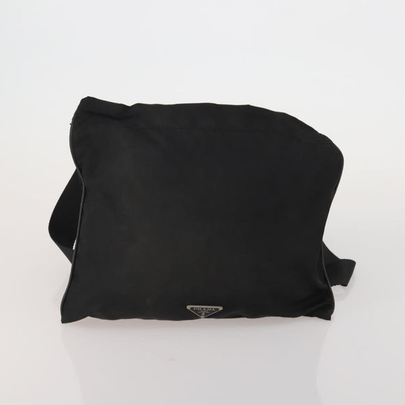 PRADA Shoulder Bag Nylon 4 Set Black Auth 188115