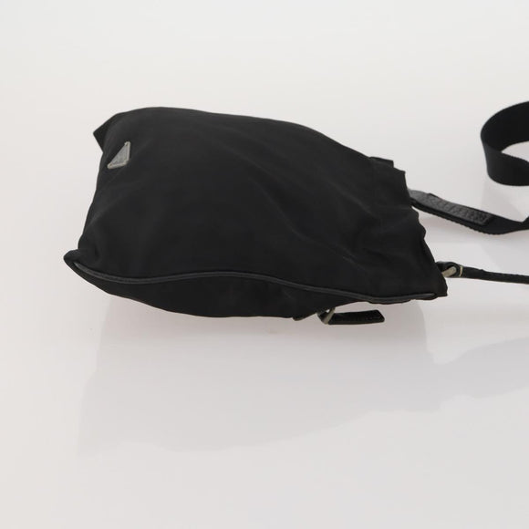 PRADA Shoulder Bag Nylon 4 Set Black Auth 188115