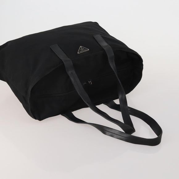 PRADA Shoulder Bag Nylon 4 Set Black Auth 188115