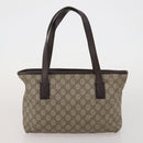 GUCCI GG Supreme Shoulder Bag PVC 3 Set Beige Auth 188118-10