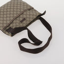 GUCCI GG Supreme Shoulder Bag PVC 3 Set Beige Auth 188118-19