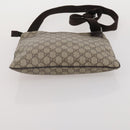 GUCCI GG Supreme Shoulder Bag PVC 3 Set Beige Auth 188118-21