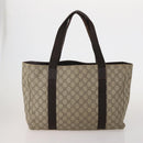 GUCCI GG Supreme Shoulder Bag PVC 3 Set Beige Auth 188118-3